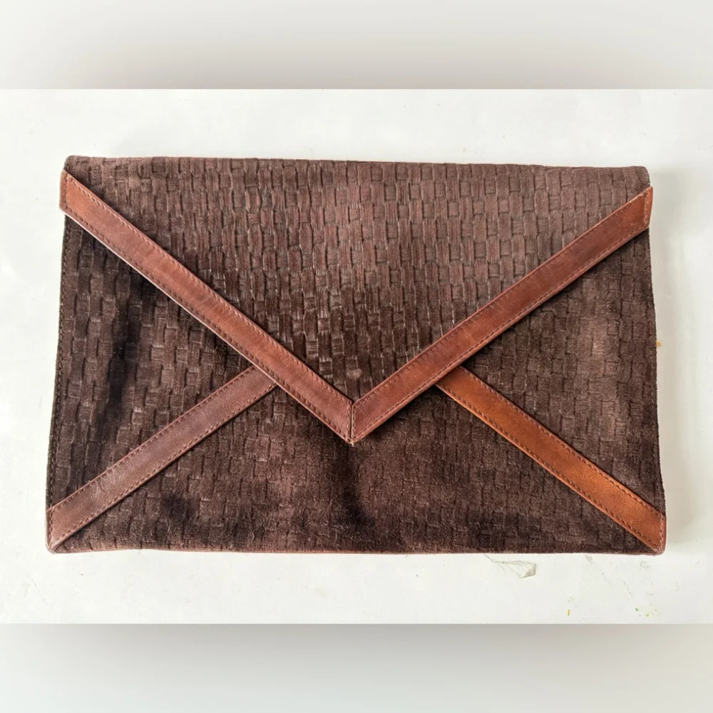 Ronora‎ clutch leather made in Italy